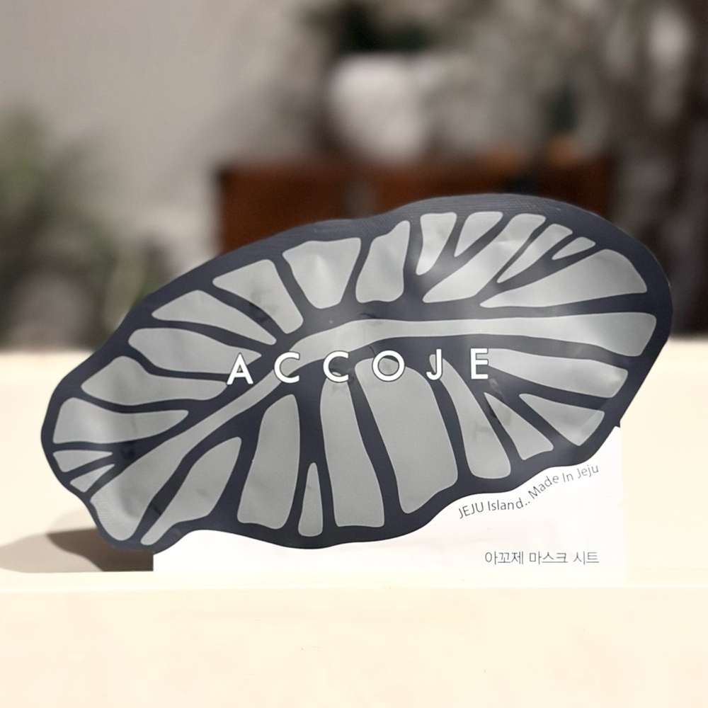 K-Beauty Korean Skincare Moisturizing Sheet Face Mask Jeju Vitality Accoje